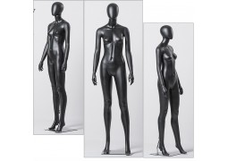 Манекен жіночий безликий М3007-1 чорний матовий